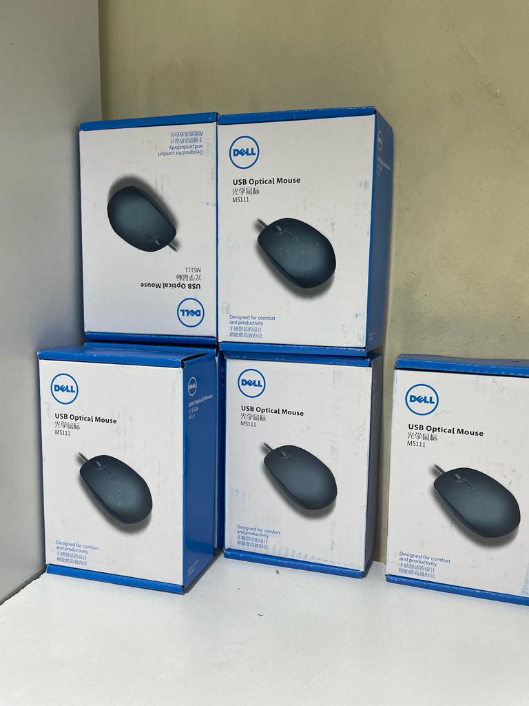 (NOT FOR SELL) DELL Optical Mouse Wired USB 3 Button Black normal