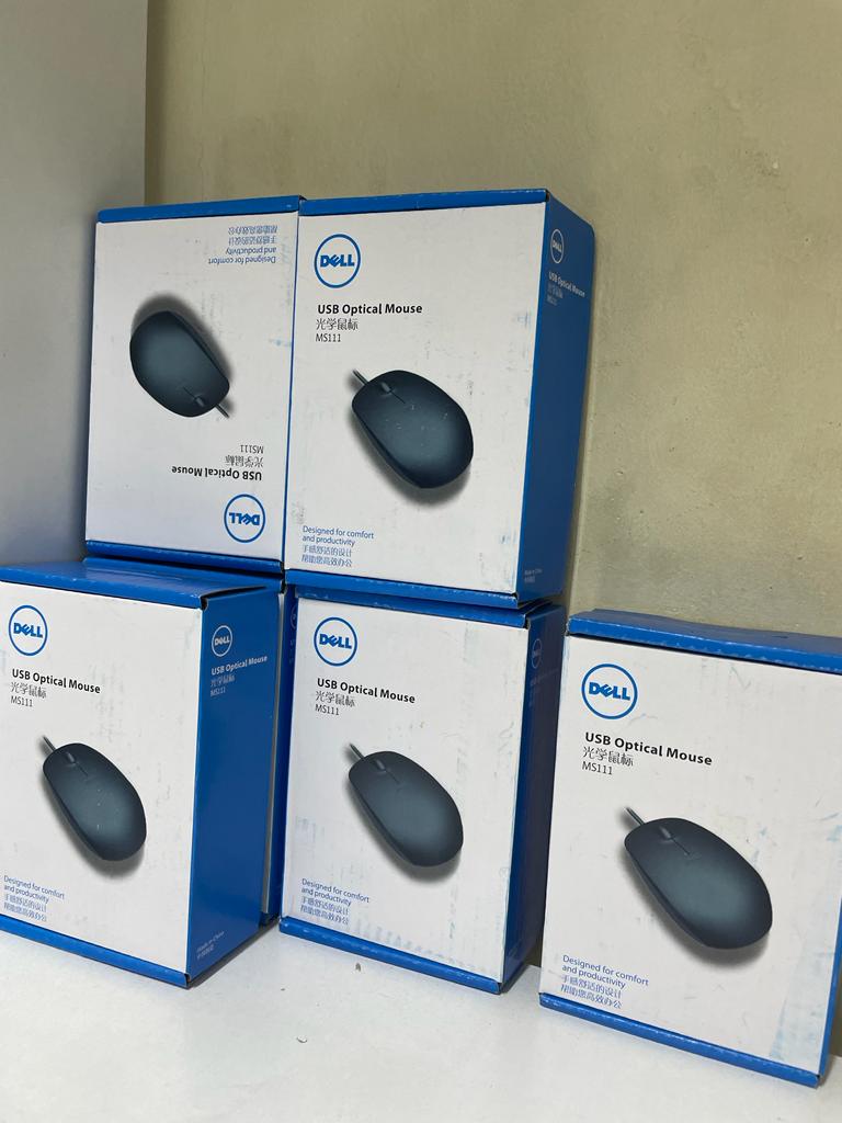 (NOT FOR SELL) DELL Optical Mouse Wired USB 3 Button Black normal