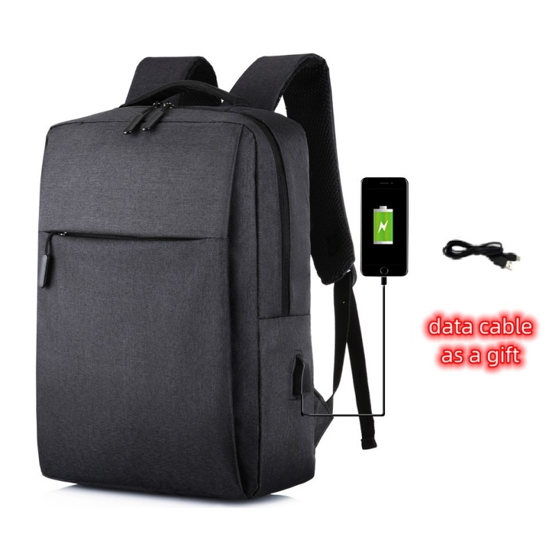 (special offer)  School Bag Backpack for Men Women School Bag Bookbag USB Laptop Bag Notebook Bag Travel Bag Anti-Theft Leisure Nylon Cloth Bags gray large