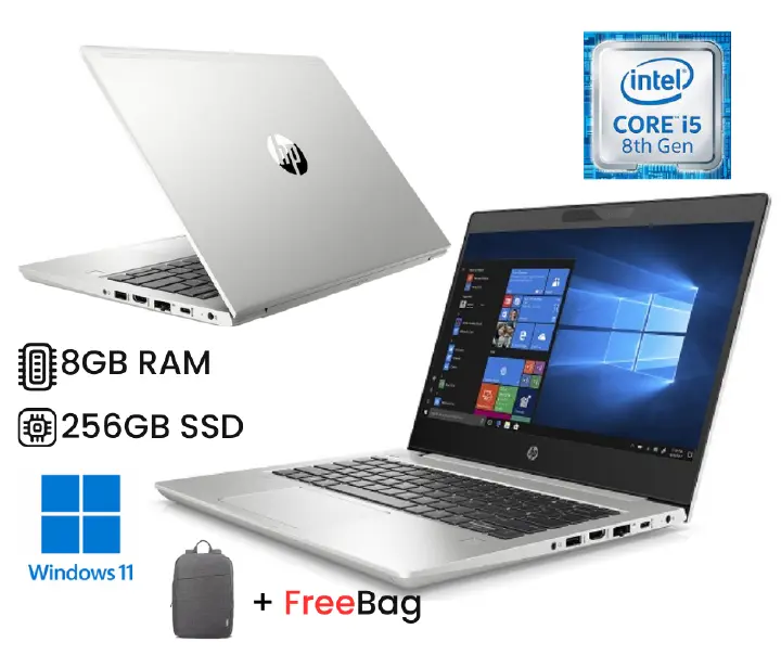 HP ProBook 430 G6 Core I5 8th Gen 8GB 256GB SSD 13.3 Inch UltraBook Refurbished Laptop + Free Bag