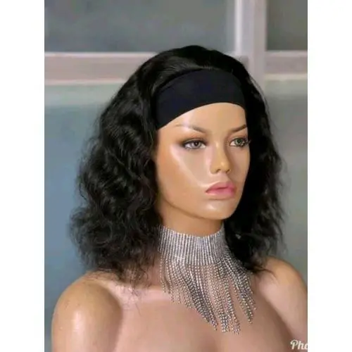 Soft Wavy Human Hair Headband Wig