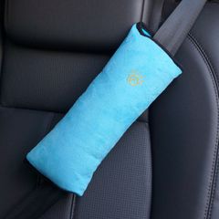 Baby Pillow Car Safety Belt & Seat Sleep Positioner Protect Shoulder Pad Adjust Vehicle Seat Cushion for Kids Baby Playpens Blue
