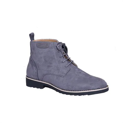 Men Casual Official Formal Business Ankle Boots Normal Fitting Rubber Sole PU Leather Sizes 39-45 Lace Up Boots Generic All Weather  Boots Colour Black Anti Slip Design