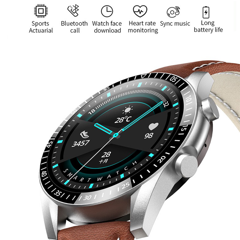 【FBK Delivery】The new S36Pro smart watch supports Bluetooth calls Music control linking to mobile phones multi-functional Heart rate Blood pressure and bloo