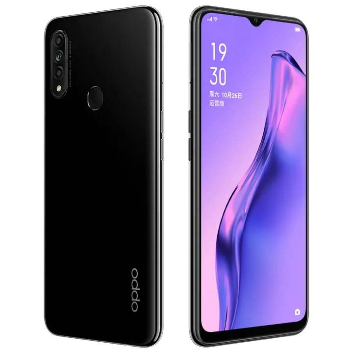 OPPO A31 Refurbished Smart Phone 4GB+64GB with fingerprint unlocked 6.5 inch 12MP 4230mAh Dual SIM Charge Port USB (I'm sorry that the black one is 4+64G)(