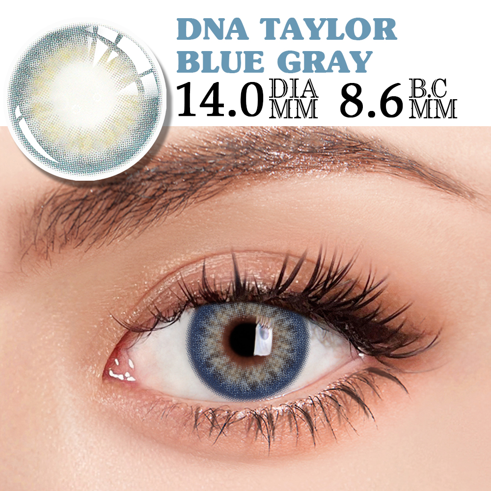 2Pcs/Pair Colored Contact Lenses For Eyes Pupils Colored Eye Lenses Natural Contact Lens Yearly Lens for Female Beauty Cosmetics Lenses Contact Lens