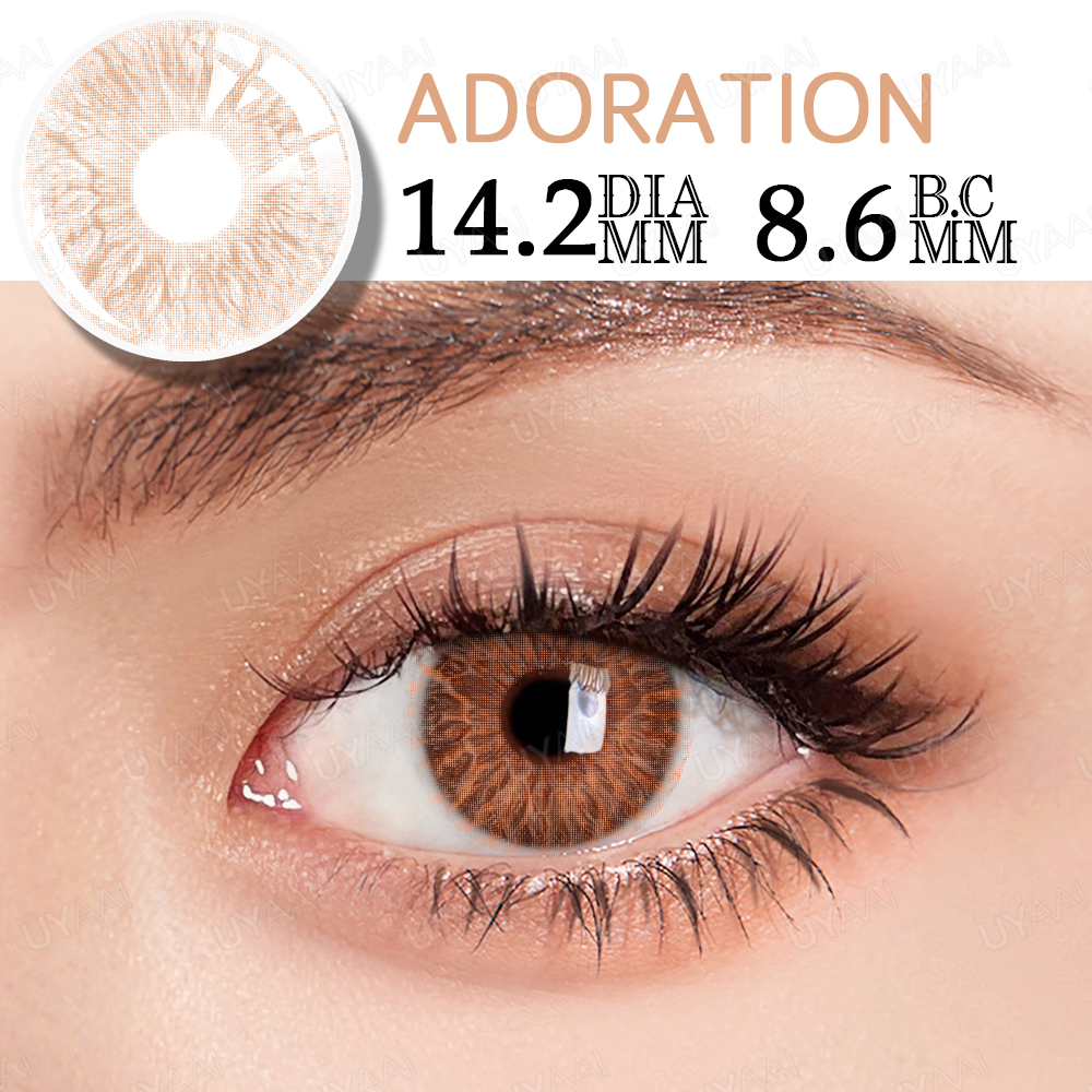 1 Pair Colored Contact Lenses for Eyes Blue Lenses Green Eye Lenses Gray Lenses Natural Lenses Fashion Lens