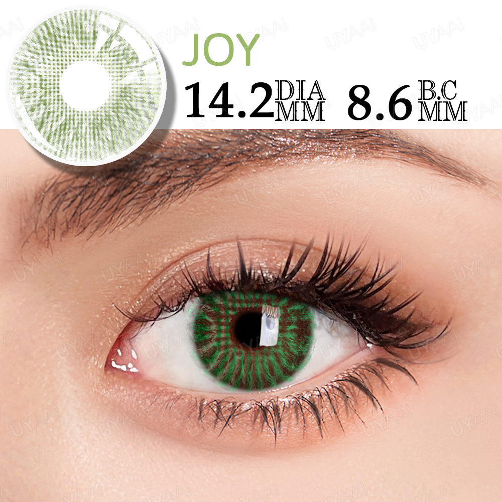 1 Pair Colored Contact Lenses for Eyes Blue Lenses Green Eye Lenses Gray Lenses Natural Lenses Fashion Lens