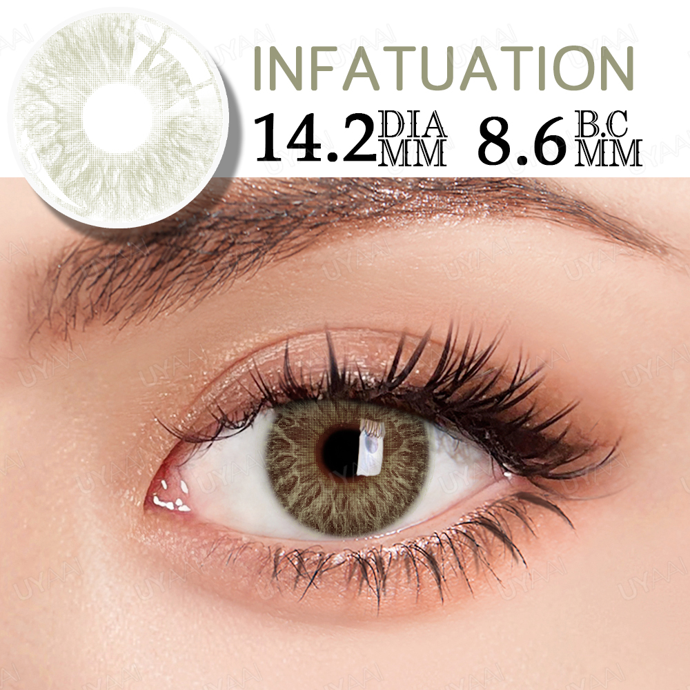 1 Pair Colored Contact Lenses for Eyes Blue Lenses Green Eye Lenses Gray Lenses Natural Lenses Fashion Lens