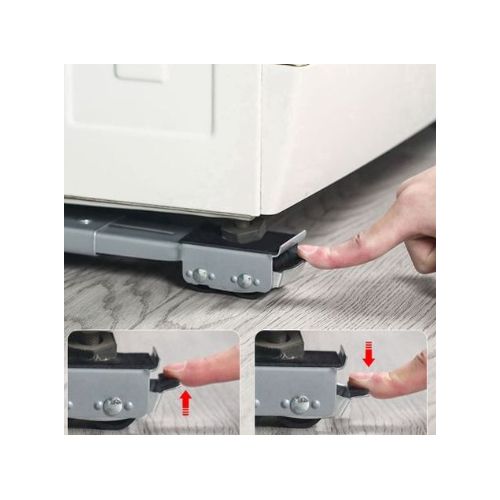 Movable Adjustable Refrigerator Washing Machine Stand