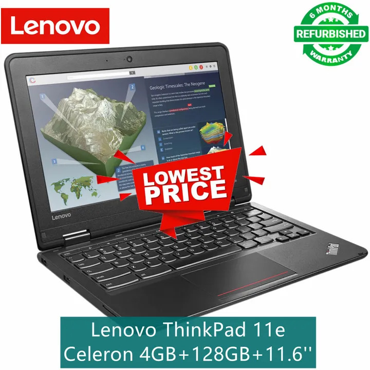 {Limited Hot Best Offers} Lenovo ThinkPad 11e Yoga  2-in-1 Laptop NON TOUCH x360 Laptop | Intel Celeron | 4GB RAM | 128GB SSD | 11.6 Inch 6 Months Warranty