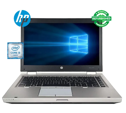 (TECH WEEK OFFERS)   REFURBISHED HP ELITEBOOK 8460P CORE I5 4GB RAM 500GB HDD ,14" INCH(FREE MOUSE)  SILVER 6 MONTHS WARRANTY ,INSTALLED WINDOWS 10 PRO AND OFFICE 2021