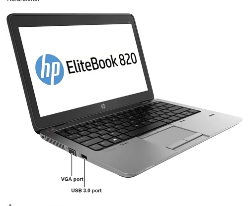 (SPECIAL OFFER+FREE MOUSE) Refurbished Hp EliteBook 820 G2 | Core i5 | 8GB RAM | 500GB HDD 5TH GENERATION, 6 Months Warranty Laptop Computer | Notebook Black 12.5 Inches