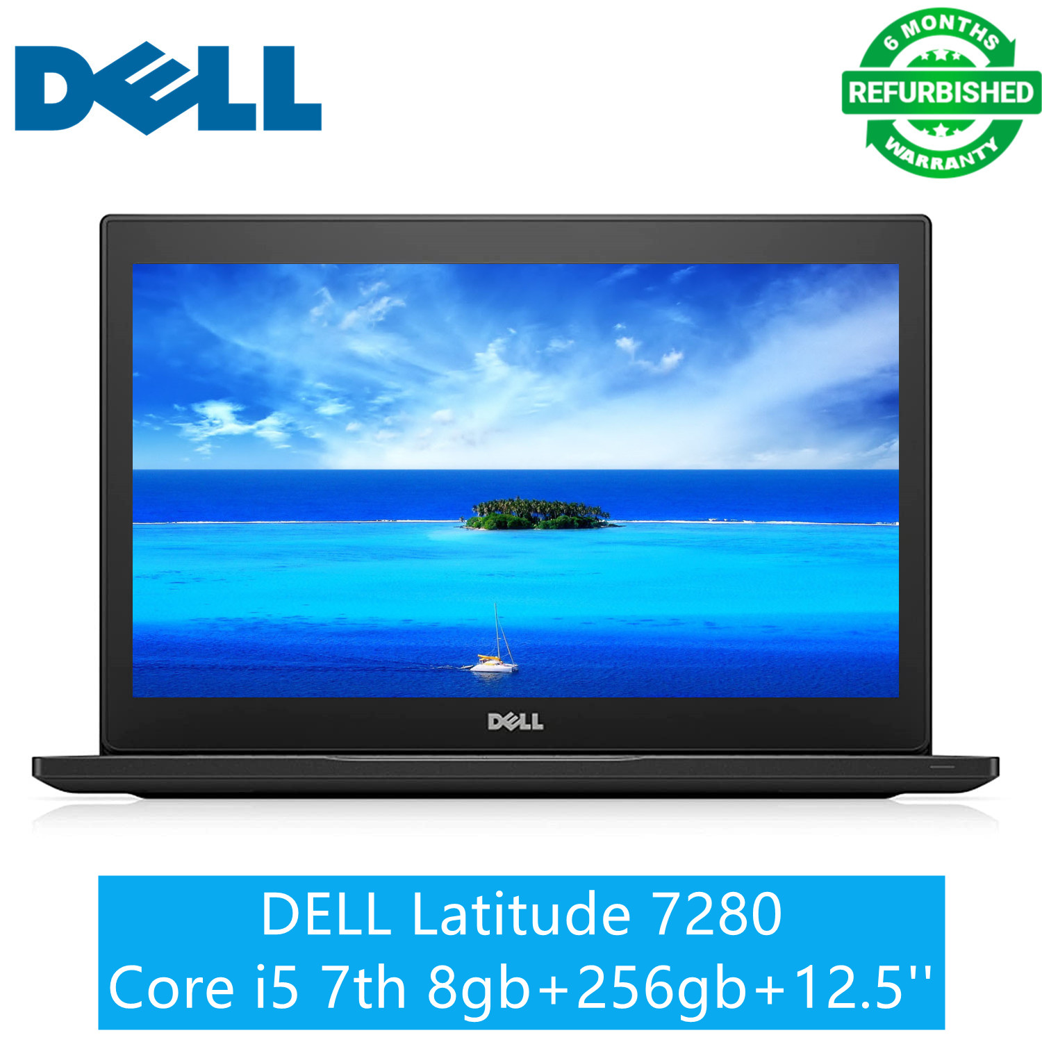 GOOD DEAL REFURBISHED LAPTOP DELL LATITUDE 7280 CORE I5 8GB RAM 256GB SSD STORAGE ,7TH GENERATION, INSTALLED WINDOWS 10 PRO