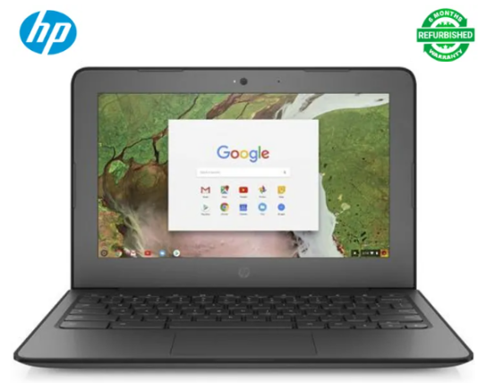 Refurbished Hp Chromebook  11 G3 EE  Laptop - Intel Celeron - 2GB RAM 32GB EMMC ROM - 11.6" Chrome OS Notebook Black 11.6