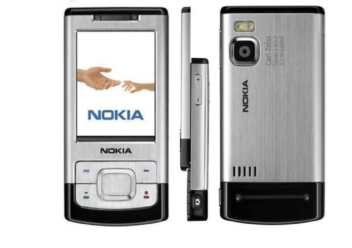 Refurbished phonel Nokia 6500 Slide Cell Phones 3G Bluetooth Mp3 Player 3.15MP Phone silver 13