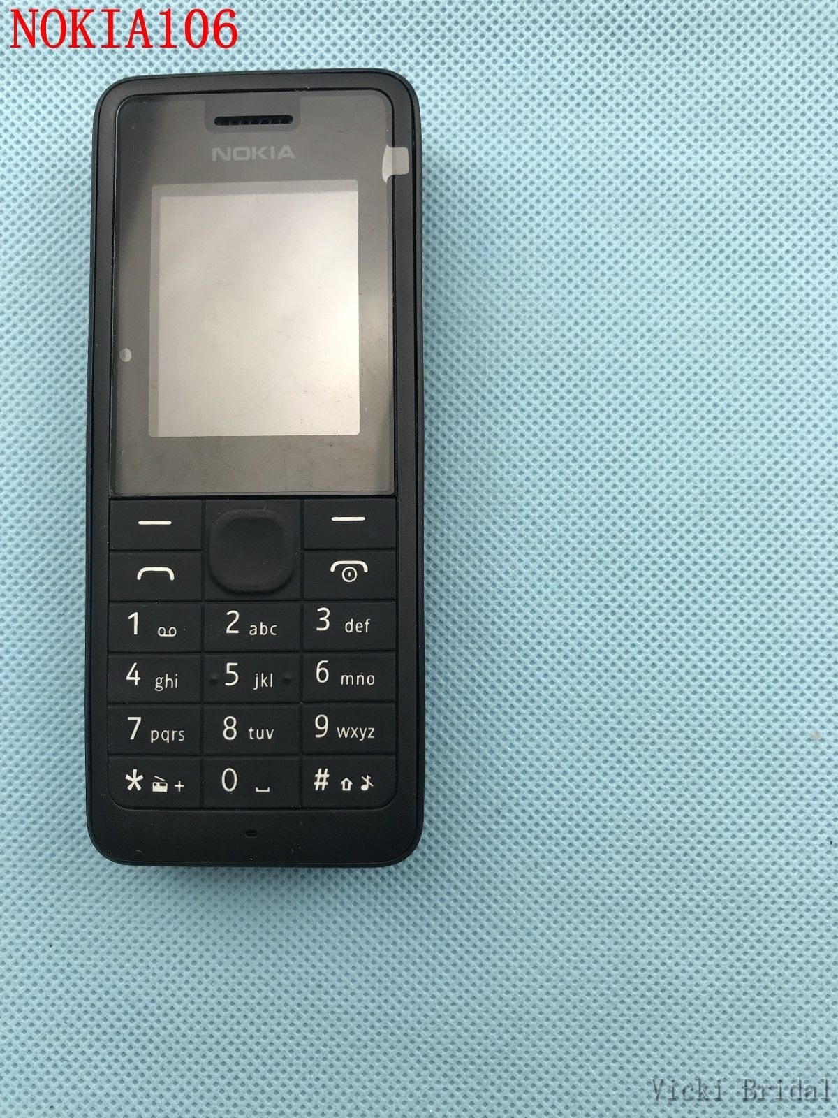 new Nokia 106 Unlocked Simple Mobile Phone Multiple keyboards languages white 16