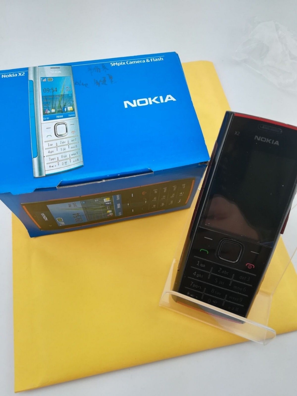 Refurbished phone Nokia X2-00 Bluetooth FM JAVA 5MP Cell Phones Free Shipping black 12
