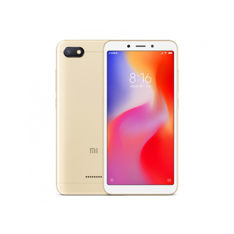Refurbished phone Redmi 6A 4G CPU MediaTek Helio A22 5.45 inch screen 13MP camera 3000mAh 5W charge used phone