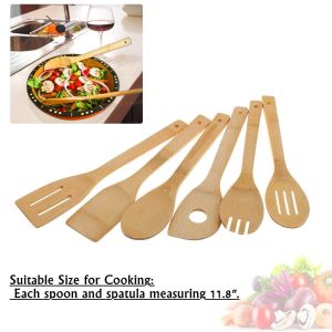 Best Price For Pcs Bamboo Cooking Spoons Holder