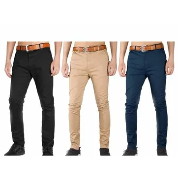 Fashion 3Pack, Soft Khaki Men's Trouser Slim Fit Official Casual-  Beige,Navyblue&Black @ Best Price Online | Jumia Kenya