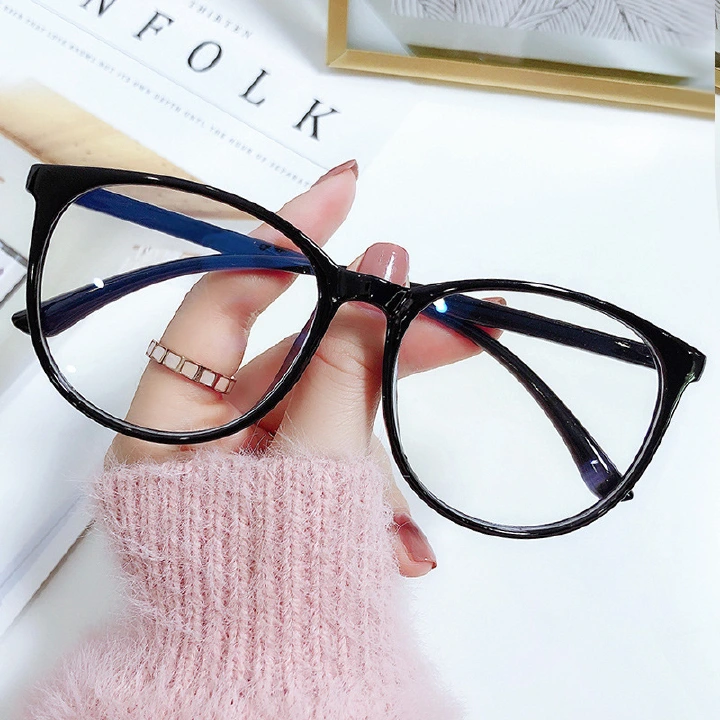 New Design Anti Blue Light Glasses Women Vintage Fashion Classic Computer Men Eyeglasses Plain Frame Gaming Spectacles Blue light Glasses Eye wear transparent as picture