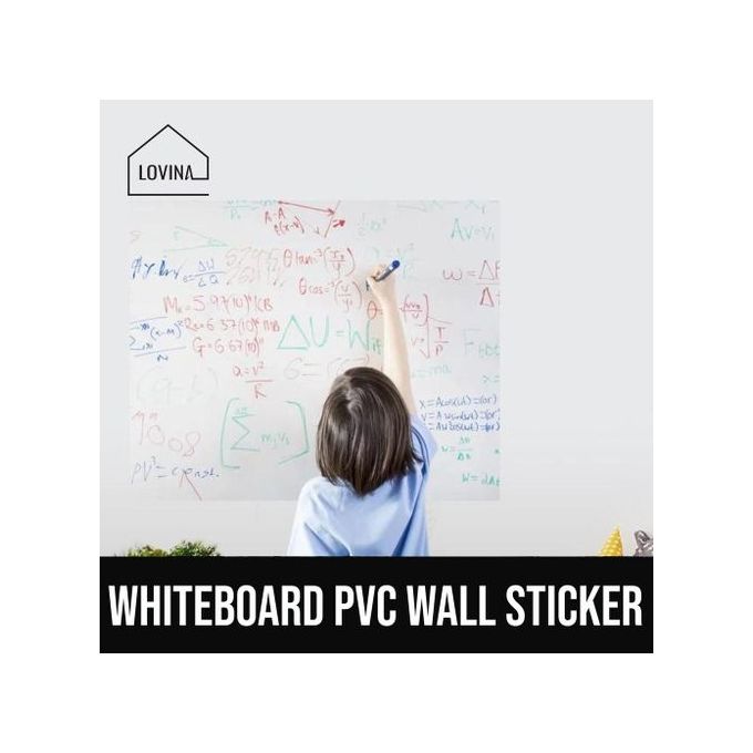 Whiteboard Wall Sticker, Erasable Decal, Self-adhesive Peel and Stick Whiteboard