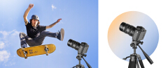 Camera Tripod, Heavy Duty Tripod for Camera with Bag, Compatible with DSLR Camera, Cellphone, Projector, Webcam, Ring Light, Spotting Scopes