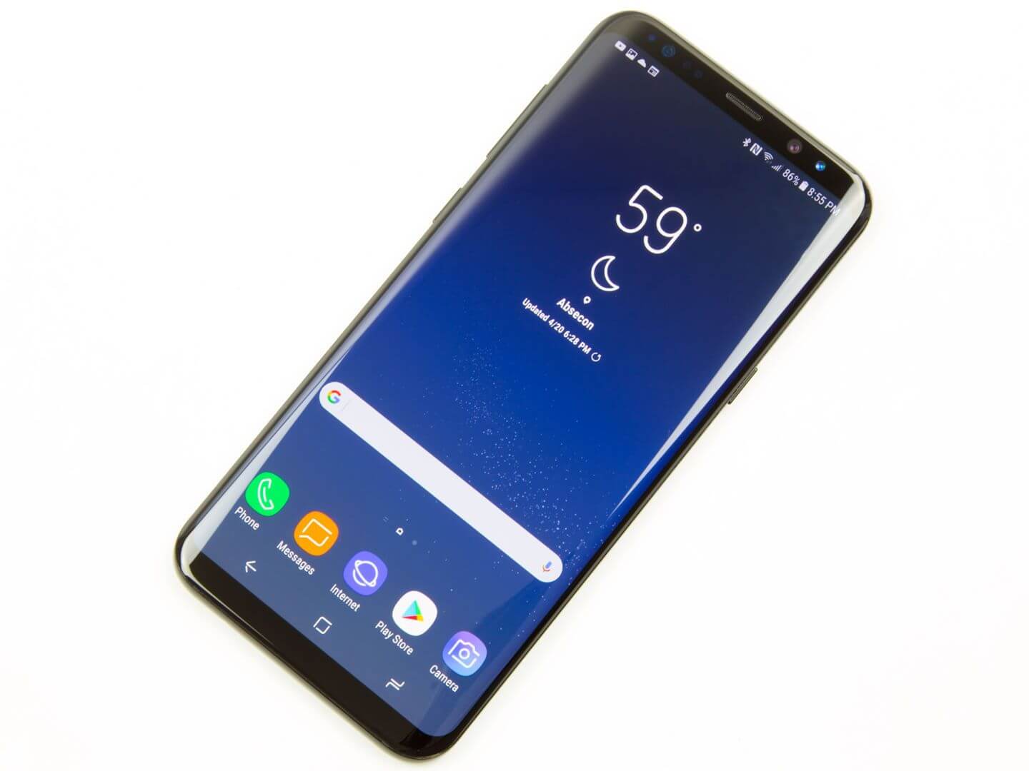 Refurbished Samsung Galaxy S8 5.8-Inch  4GB RAM + 64GB ROM Storage  3000 mAh  Battery 12 MP Camera Phone Android single SIM Smartphones