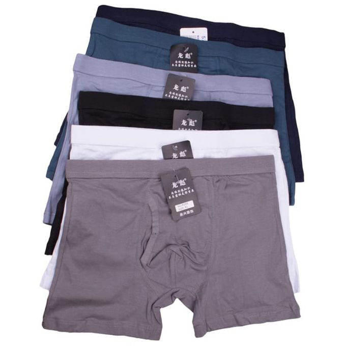 6Pcs Soft Cotton Brief Men's Boxers Comfy Fit Men Underwear Boxer