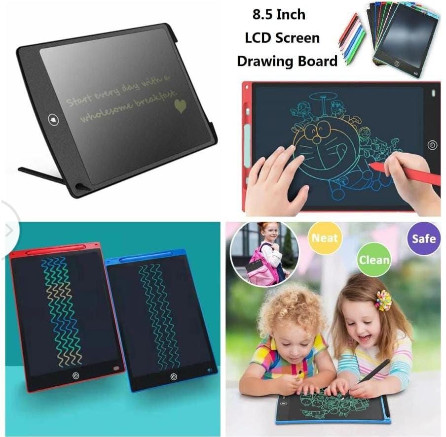 LCD Writing Tablet, 8.5 Inch Graphic Electronic Writing Drawing Colorful Screen Doodle Board For kids