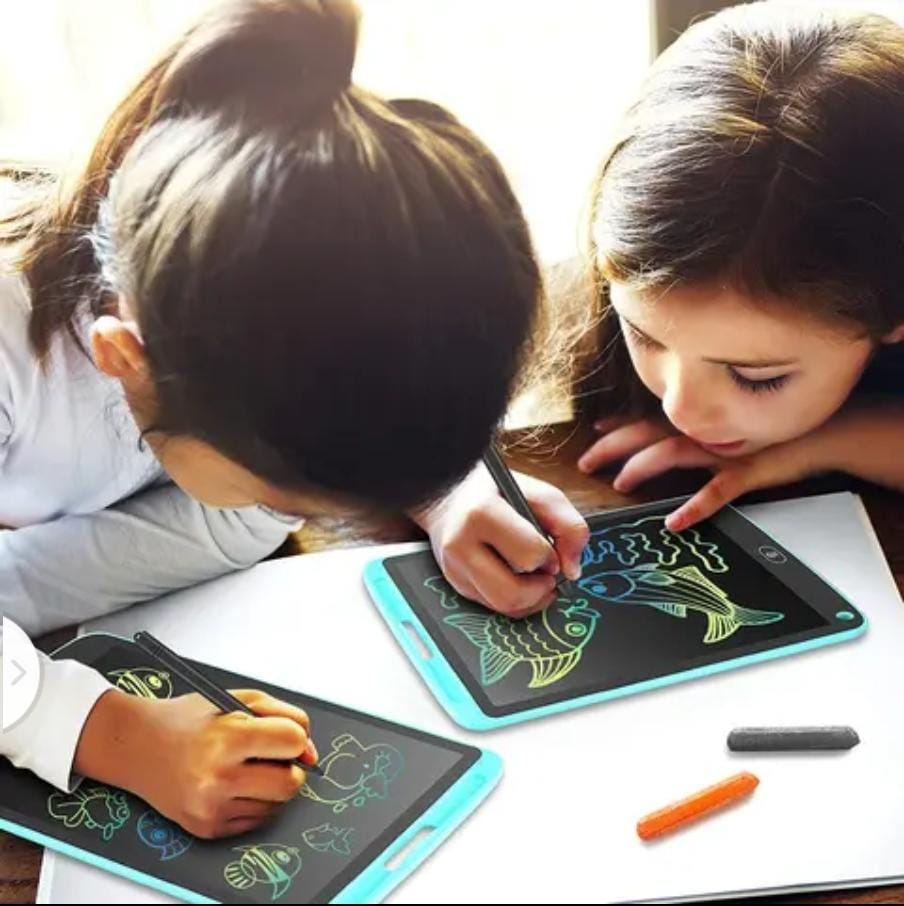 LCD Writing Tablet, 8.5 Inch Graphic Electronic Writing Drawing Colorful Screen Doodle Board For kids