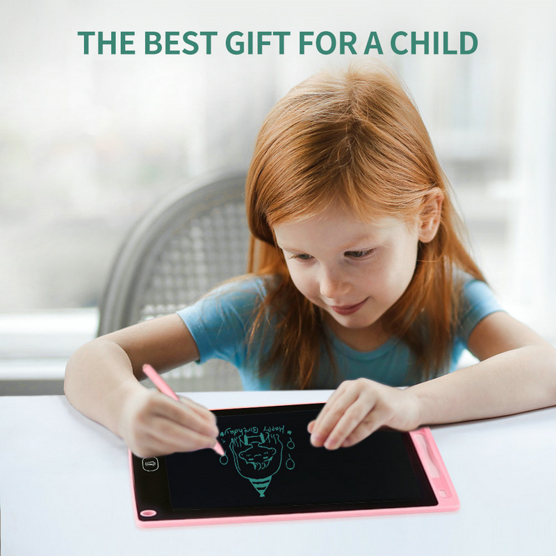 LCD Writing Tablet, 8.5 Inch Graphic Electronic Writing Drawing Colorful Screen Doodle Board For kids