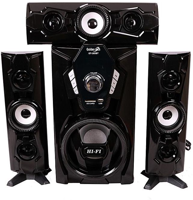 Golden Tech 15000W Sub Woofer 3.1ch System BT,FM + Flash Disk