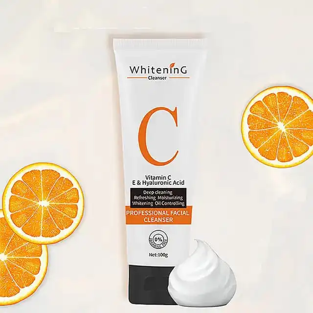 VITAMIN C FACIAL CLEANSER DEEP CLEAN CORE BALANCE WATER FOAM CLEANSER OIL CONTROLLER MOISTURIZER WHITENING