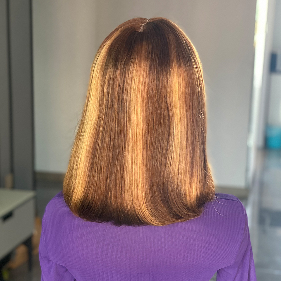 Glueless HIghlight Bob Human Hair Wigs With Bangs