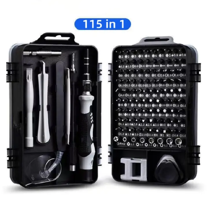 115 in 1 Screwdriver Mobile Phone Computer Watch Repair Tool Combination Multi-functional Dismantling Screw Hand Tools