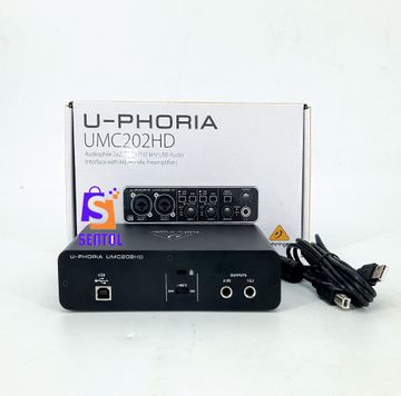 Behringer UPHORIA UMC202HD USB Audio Interface Audiophile 2x2 with ...