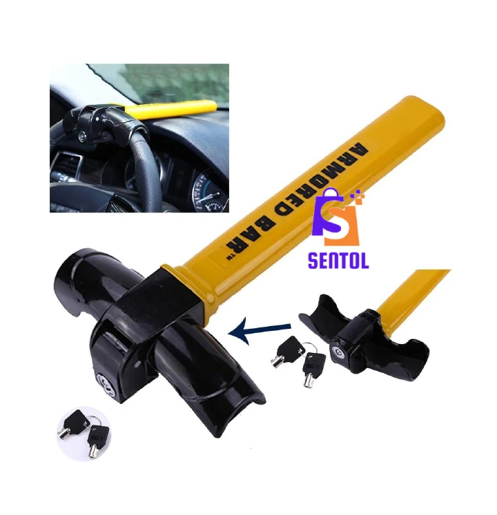 Universal Anti Theft Armored Bar Steering Wheel Lock