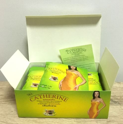Catherine Herbal Slim Green Tea Bags for Men and Women (Pack of 32