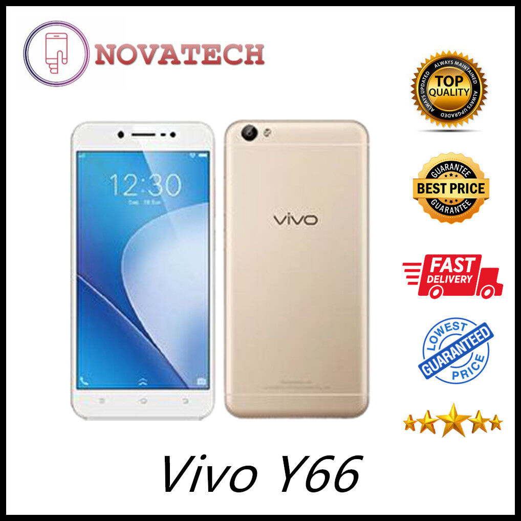 Refurbished VIVO Y66 Original  dual sim used mobile phone of vivo y66 Android 3+32GB 5.5 inch used mobile phones GOLD 3+32gb with 6months warranty