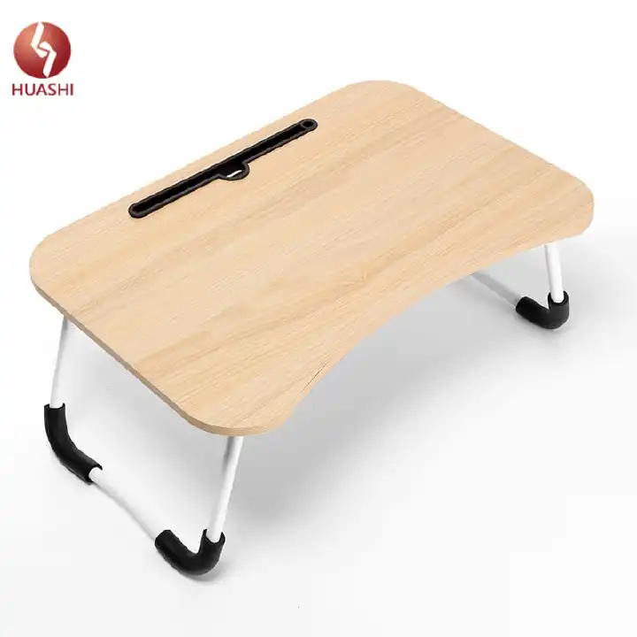 Multi-purpose foldable portable laptop /study desk table with tablet slot now
