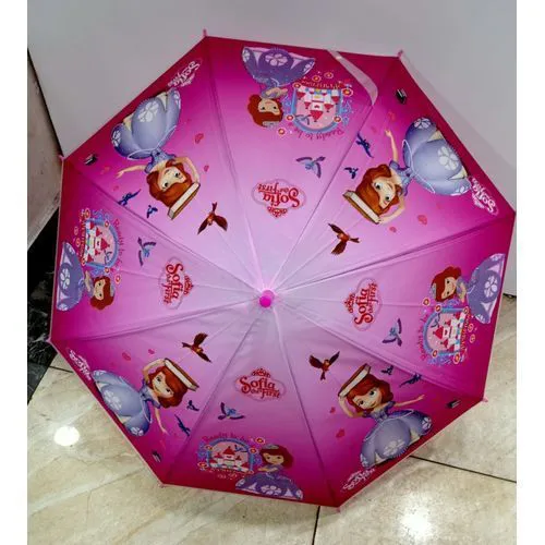 Cartoon Themed Kids Umbrellas-GIRLSBeautiful cartoon themed kids umbrellas attractive mixture of colours Mostly cartoon themed design Thick, Pink 204 x 204