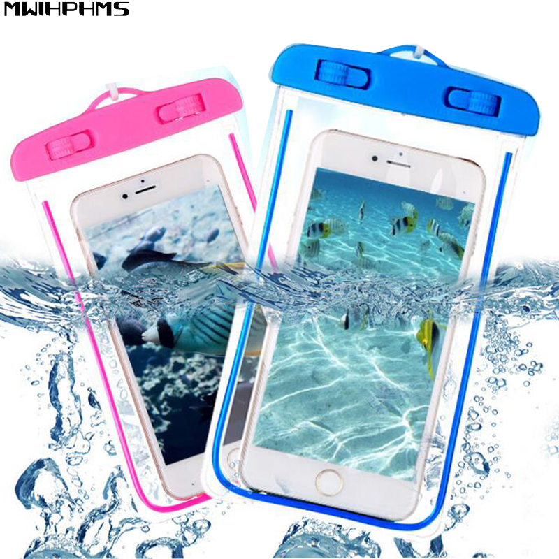 Waterproof Pouch Dry Case Cover For Universal 4.8&quot;-6.0&quot; Phone Camera Mobile Phone Water proof Bags
