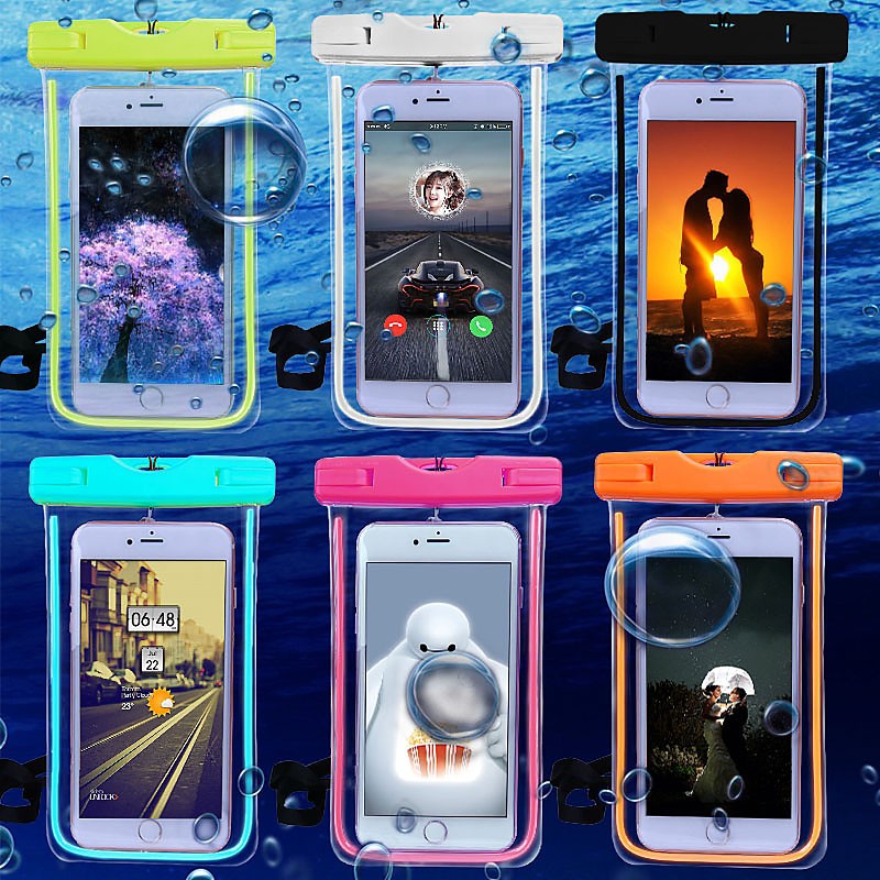 Waterproof Pouch Dry Case Cover For Universal 4.8&quot;-6.0&quot; Phone Camera Mobile Phone Water proof Bags