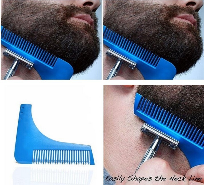 Comb Beard Shaping Tool Sex Man Gentleman Beard Trim Template Hair Cut Hair