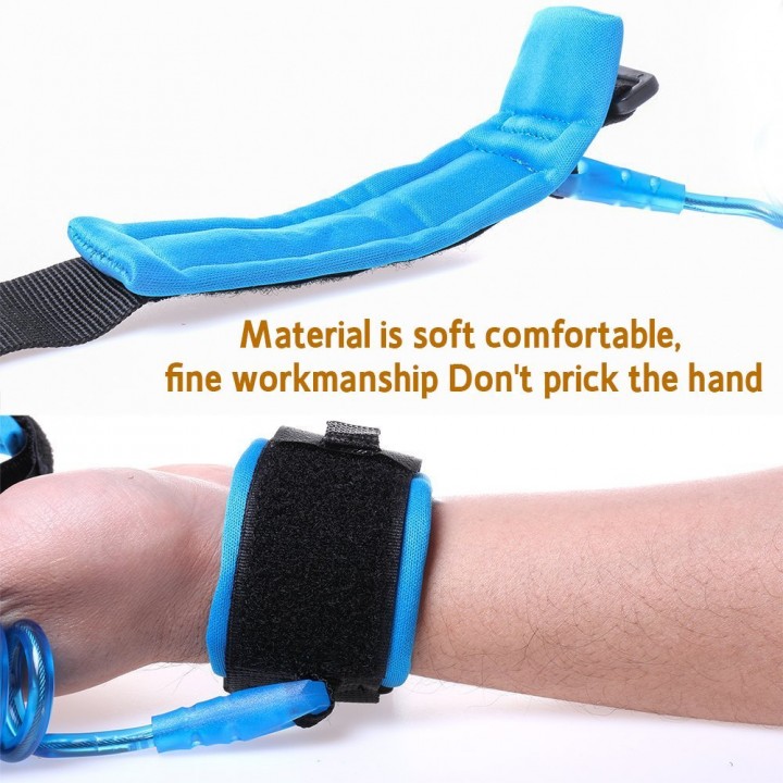 Anti Lost Wrist Link Wristband Baby Safety Strap Kids Toddler Belt Walking Rope PU Link