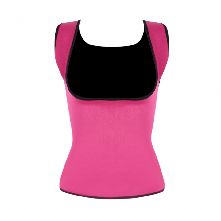 Women Neoprene Sleeveless U Shape Shapers Slimming Fat Burning Fitness Body Shapewear Tank Top Waist
