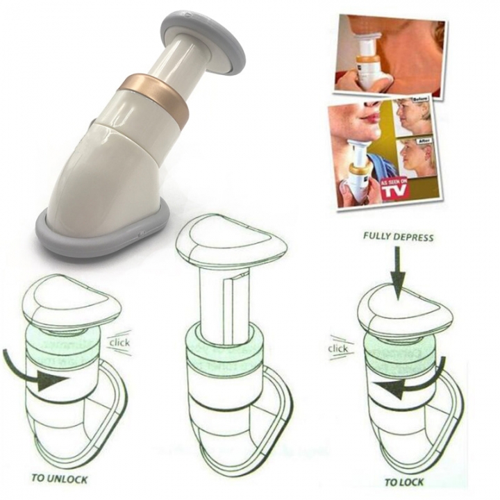 High Quality Neckline Slimmer Double Thin Reduce Chin Jaw Massage Massager Device