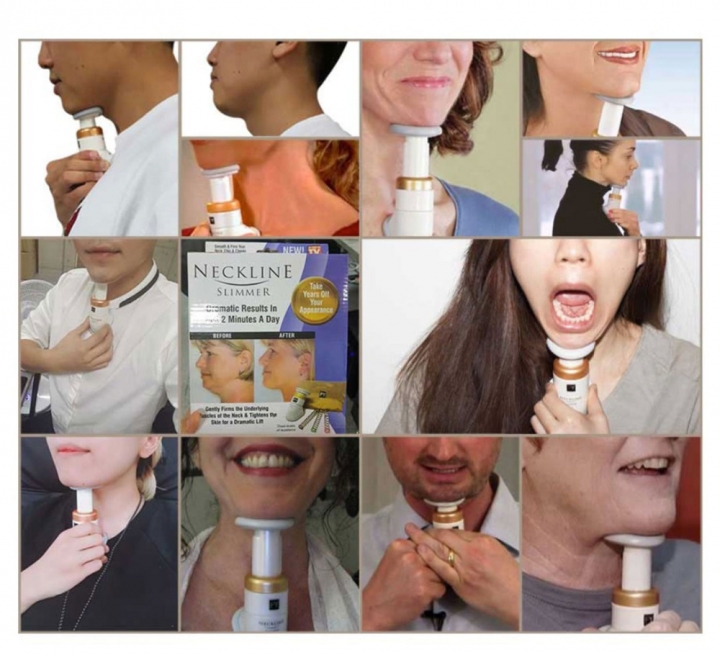 High Quality Neckline Slimmer Double Thin Reduce Chin Jaw Massage Massager Device